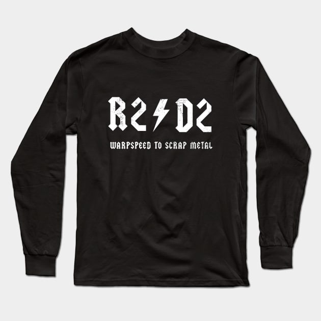 Warpspeed Metal Long Sleeve T-Shirt by Kingrocker Clothing